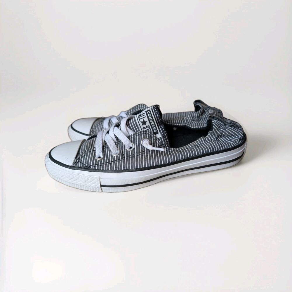 Converse Chuck Taylor All Star Women’s 8 Striped Low Top Canvas Shoreline SlipOn